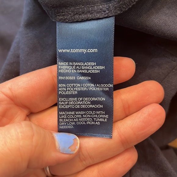 New Cute Navy Blue Tommy Hilfiger Romper - Picture 6 of 6